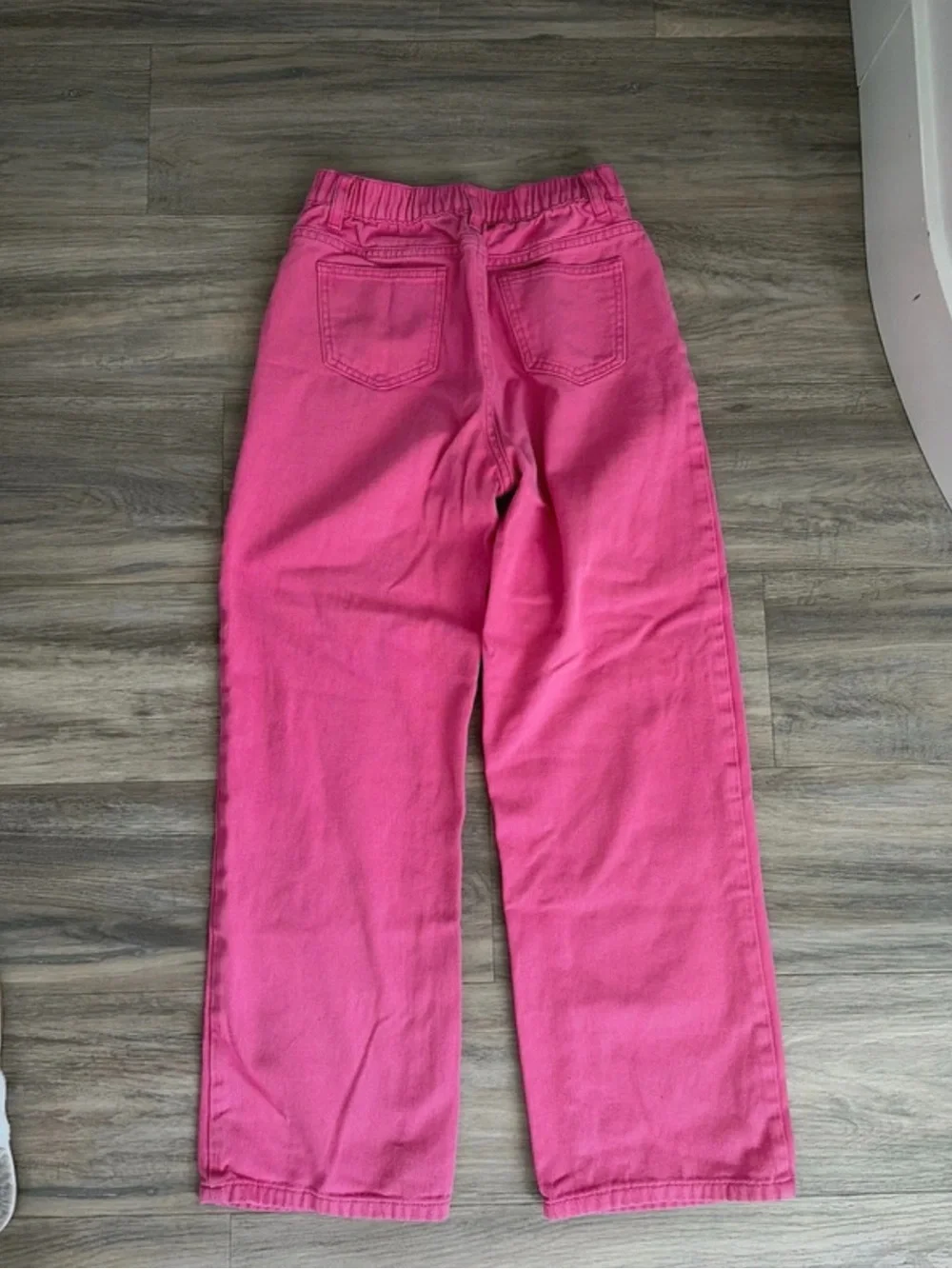 Classic High-Waist Wide Leg Pants - Pink